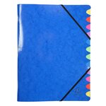 Trieur Dos Agrafé Iderma - A4 - Couleurs Assorties - X 8 - Exacompta