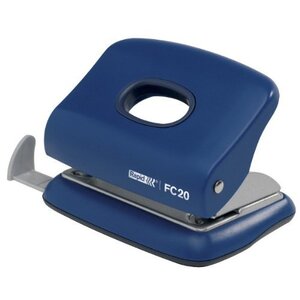 Perforateurs FC20, bleu, capacité de perforation: 20 feuilles RAPID