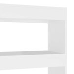 vidaXL Bibliothèque/Séparateur de pièce Blanc 100x30x135 cm