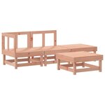 vidaXL Salon de jardin 4 Pièces bois massif douglas