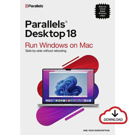 Parallels desktop 18 pour mac edition standard - licence 1 an - 1 poste - a télécharger