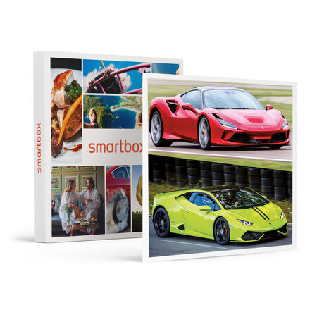 SMARTBOX - Coffret Cadeau Stage de pilotage multivolant : 2 tours en Lamborghini Huracán et 2 tours en Ferrari F8 sur le circuit de Nogaro -  Sport & Aventure