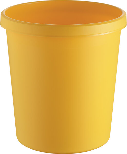 Corbeille à papier the german 18 litres, PE, jaune