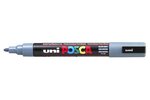 Marqueur pointe conique moyenne pc5m 1 8 - 2 5mm gris ardoise x 6 POSCA