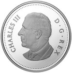 Pièce de monnaie en Cupronickel - Or 1 Dollar g 23.17 Millésime 2024 CORONATION KING CHARLES III