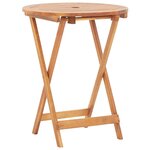 vidaXL Ensemble de bistro 3 Pièces motif de feuilles tissu et bois massif
