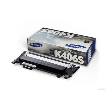 Cartouche de toner noir Samsung CLT-K406S (SU118A) pour SS062B/CLP-365 CLX-3300/CLX-3305