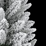 vidaXL Sapin de Noël artificiel avec neige floquée 240 cm PVC et PE