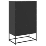 vidaXL Buffet haut noir 68 5x39x111 5 cm acier laminé à froid
