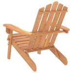 vidaXL Chaise de jardin Adirondack Bois d'acacia massif