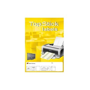 Top stick etiquette universelle, 210 x 148 mm, blanc