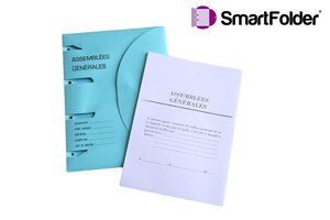 Pochette de classement ASSEMBLEES GENERALES + recharge 50 feuillets numérotés à l... SMARTFOLDER