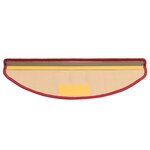 vidaXL Tapis d'escalier autocollants 15 Pièces Rouge 65x21x4 cm