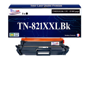 T3AZUR- Toner compatible avec Brother TN 821 XXL pour Brother HL-L9430CDN HL-L9470CDN MFC-L9630CDN MFC-L9670CDN Noir