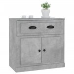 vidaXL Buffet gris béton 70x35 5x67 5 cm bois d'ingénierie