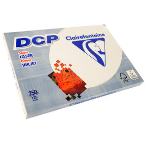 Ramette 125 Feuilles Papier DCP 250g A3 420x297 mm Certifié FSC Ivoire CLAIREFONTAINE