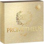 Prometheus the great greek mythology 3 oz argent monnaie 3000 francs cameroon 2023