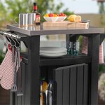 Keter table d'extérieur multifonctionnelle de barbecue unity l 228936