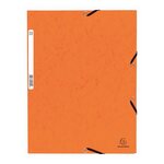 Chemise À Élastique 3 Rabats Carte Lustrée 355gm2 - A4 - Couleurs Assorties - X 125 - Exacompta