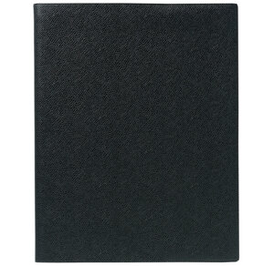 Agenda NOTE 29 Spirale + Répert. Couv Plast Grainée noir 21 x 29 cm QUOVADIS