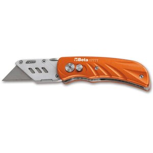 Beta tools couteau utilitaire pliant en acier inoxydable 1777t