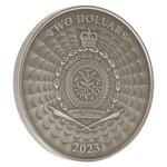 Pièce de monnaie 2 Dollars Niue Coco 2023 – Argent Antique