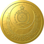 Monnaie en or 10 dollars g 15.57 (1/2 oz) millésime 2023 vitus treasure st vitus treasure
