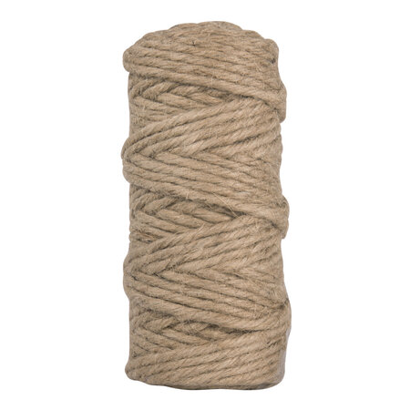 Fil de jute 6 plis Ø 6mm Nature Bobine 35m