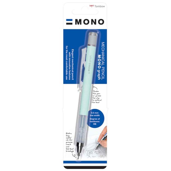 Porte-mines 'MONO graph' pastel, menthe TOMBOW