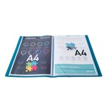 Protège Document prolypropylène souple pochettes grainées opaque 80 vues VERT EXACOMPTA