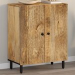 vidaXL Armoire latérale 60x33x75 cm bois massif de manguier