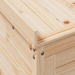 vidaXL Table de rempotage et étagères 82 5x50x86 5 cm bois massif pin