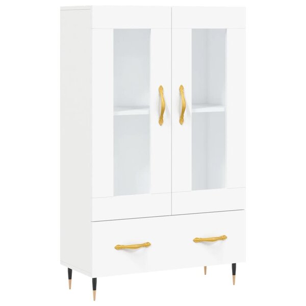 vidaXL Buffet haut blanc 69 5x31x115 cm bois d'ingénierie