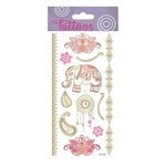 Tatouages temporaires - Inde - Motifs Henné - Dorures