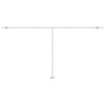 vidaXL Auvent automatique capteur de vent LED 600x350cm Jaune et blanc