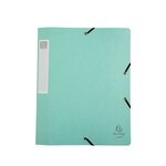Boite De Classement Cartobox Livrée À Plat Dos 40mm Carte Lustrée Aquarel - A4 - Couleurs Assorties - X 10 - Exacompta