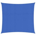 vidaXL Voile d'ombrage 160 g/m² Bleu 2 5x2 5 m PEHD