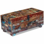 vidaXL Coffre table basse Bois de récupération massif 80x40x35 cm