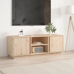 vidaXL Meuble TV 110x35x40 5 cm Bois de pin massif