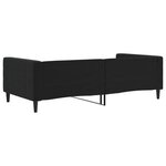 vidaXL Lit de repos noir 100x200 cm velours