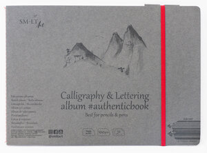 Carnet SM-LT 24 5x17 6 cm Calligraphie et Lettering 32 feuilles 100 g/m²
