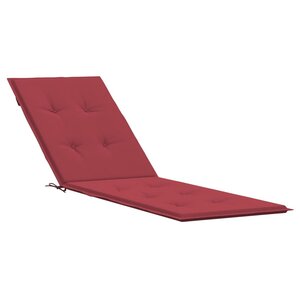 vidaXL Coussin de chaise de terrasse rouge bordeaux (75+105)x50x4 cm