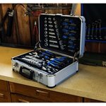 Scheppach Kit d'outils 101 Pièces TB150 avec mallette en aluminium