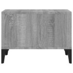 vidaXL Table basse Sonoma gris 60x50x36 5 cm Bois d'ingénierie
