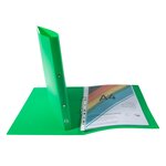 Classeur 2 Anneaux 15mm Polypropylène Opak - A4 - Vert Clair - X 25 - Exacompta