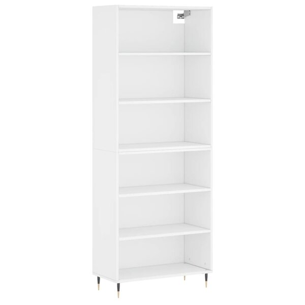 vidaXL Buffet blanc 69 5x32 5x180 cm bois d'ingénierie