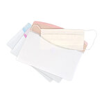 Pochettes à scratch format chéquier tarifold 25 x 13 6 cm couleurs assorties - paquet de 6