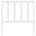 vidaXL Tête de lit Blanc 106x4x100 cm Bois massif de pin