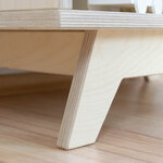 Meuble de rangement NABOSKY verni 2x3