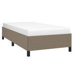 vidaXL Cadre de lit Taupe 80 x 200 cm Tissu